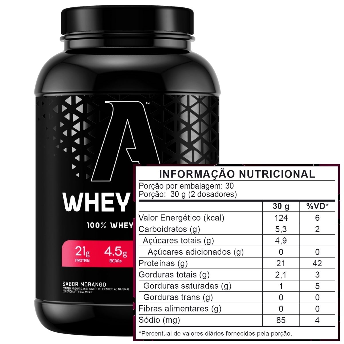 Whey Protein Isolado Concentrado Whey Tech G Atlhetica Nutrition