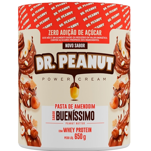 Pasta de Amendoim DR.PEANUT Leite em Pó Whey Protein - 650g - Pasta de  Amendoim - Magazine Luiza