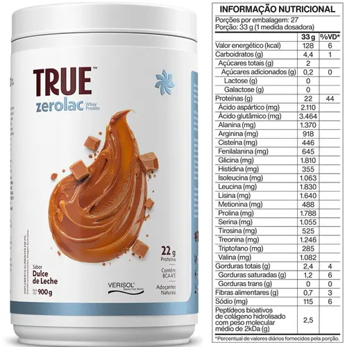 Whey Zero Lactose Concentrado True Whey Concentrate - True Source