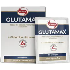GLUTAMAX GLUTAMINA (30 SACHÊS x 5G) - VITAFOR