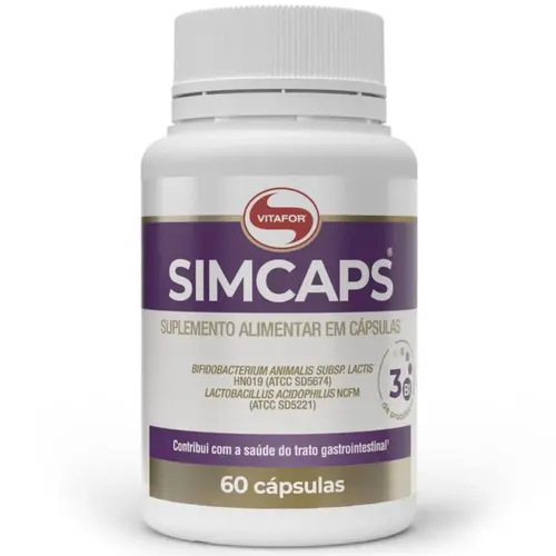 SIMCAPS PROBIÓTICO 3BI (PT) 60CAPS - VITAFOR