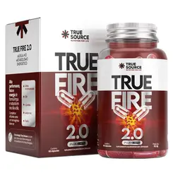 TRUE FIRE TERMOGÊNICO TIME RELEASE 8 HOURS (60 CAPS) - TRUE SOURCE