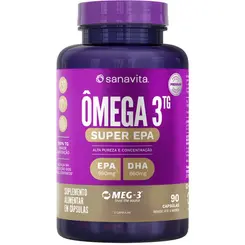 ÔMEGA 3 TG SUPER EPA (90 CAPS) 990MG EPA 660MG DHA - SANAVITA