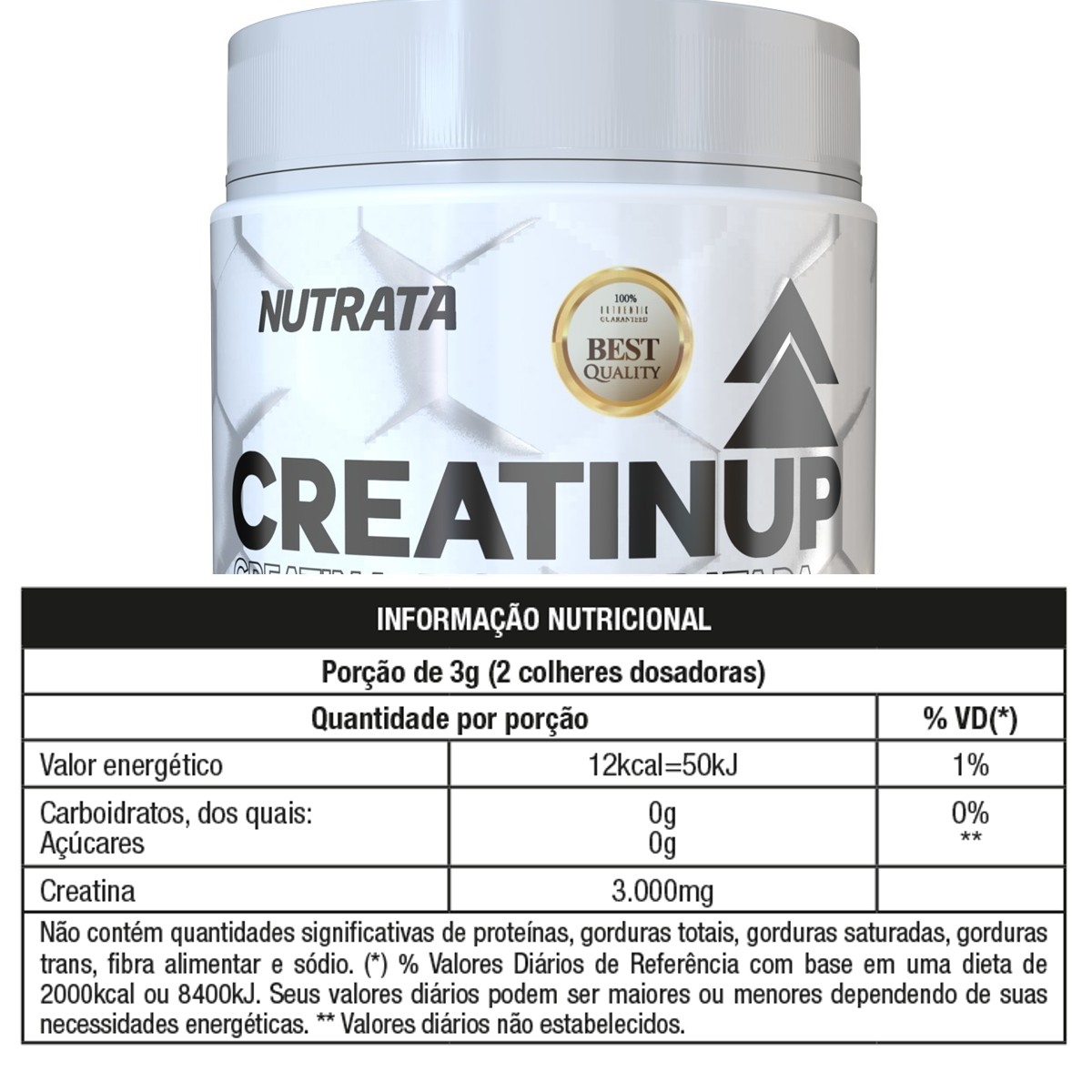 Creatina 300g Monohidratada Nutrata Creatina Monohidratada