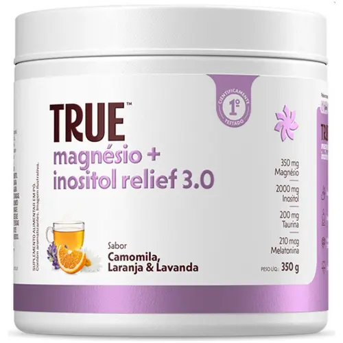TRUE MAGNÉSIO + INOSITOL RELIEF 3.0 (PT) 350G - TRUE SOURCE