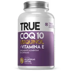 COENZIMA Q10 100MG UBIQUINOL + VITAMINA E (PT) 60CAPS - TRUE SOURCE