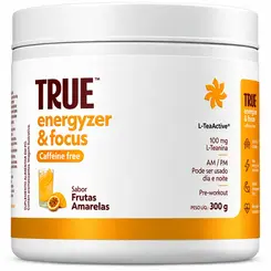 ENERGYZER E FOCUS PRE TREINO SEM CAFEÍNA NOOTROPIC 300G - TRUE SOURCE