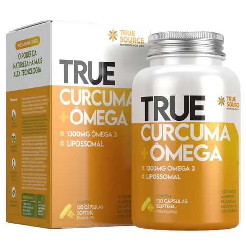 TRUE CURCUMA + ÔMEGA 3 1300MG LIPOSSOMAL (120 CAPS) - TRUE SOURCE