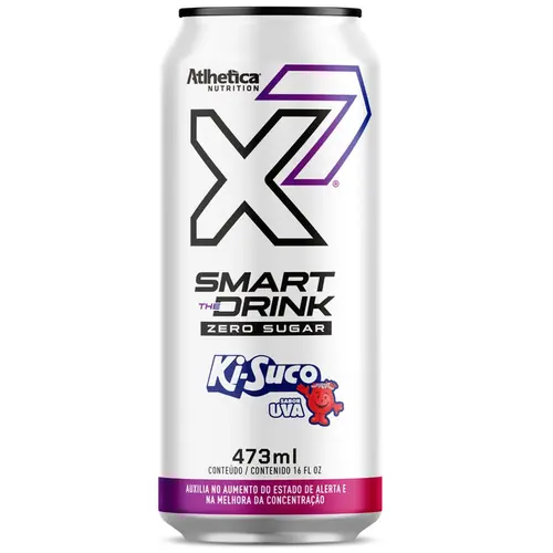 Energético X7 Smart Atlhetica 473ml – Mais Energia e Foco Sem