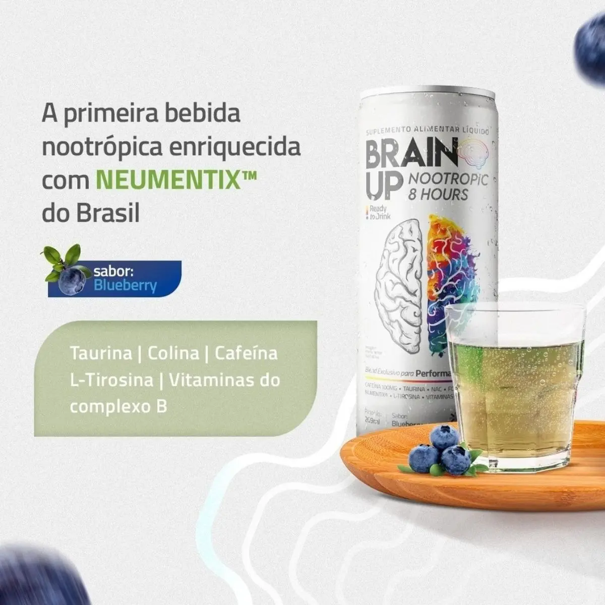 Brain Up Bebida Nootrópica – Mais Concentração e Produtividade