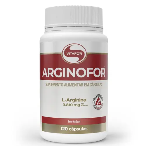 ARGINOFOR ARGININA 3.810MG (PT) 120CAPS - VITAFOR