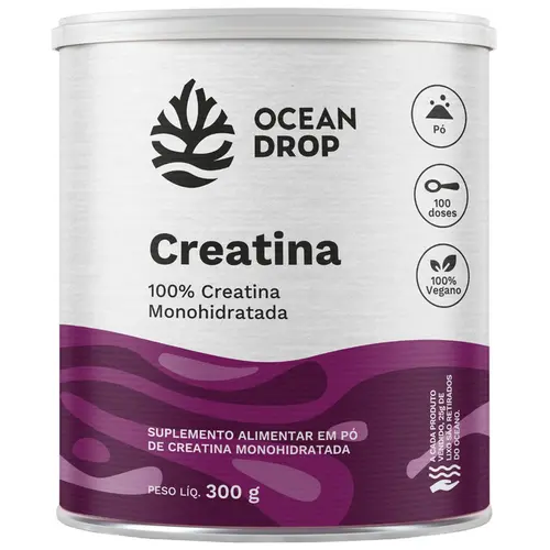 CREATINA PURA MONOHIDRATADA (PT) 300G - OCEAN DROP