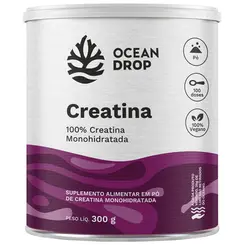 CREATINA PURA MONOHIDRATADA (PT) 300G - OCEAN DROP
