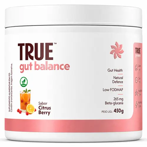 GUT BALANCE PRÉBIÓTICO 265MG BETA GLUCANA (PT) 450G - TRUE SOURCE