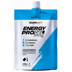 ENERGY PRO GEL (SC) 240G CARBOIDRATO GEL 8 DOSES - SUDRACT