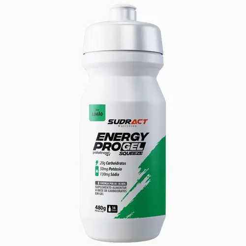 ENERGY PRO GEL SQUEEZE 480G CARBOIDRATO GEL 16 DOSES - SUDRACT