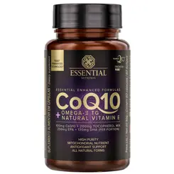 COENZIMA Q10 + OMEGA 3 TG + VITAMINA E (PT) 60CACPS - ESSENTIAL