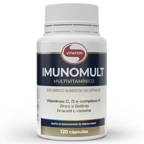 MULTIVITAMÍNICO IMUNOMULT (PT) 120CAPS - VITAFOR