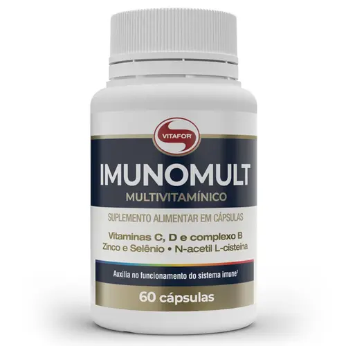 MULTIVITAMÍNICO IMUNOMULT (PT) 60CAPS - VITAFOR