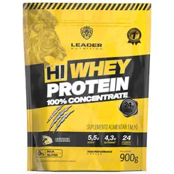 HI WHEY PROTEIN 100% CONCENTRADO (SC) 900G - LEADER NUTRITION
