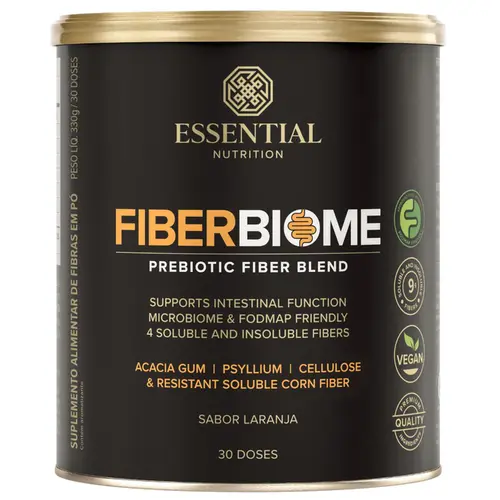 FIBER BIOME BLEND FIBRAS PREBIÓTICO (LT) 300G - ESSENTIAL