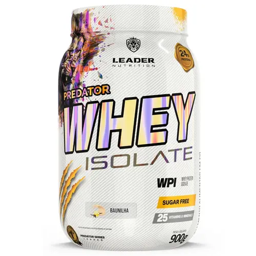 WHEY ISOLATE PREDATOR (PT) 900G - LEADER NUTRITION