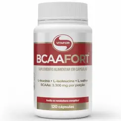 BCAA FORT AMINOÁCIDOS + VITAMINA B6 (PT) 120CAPS - VITAFOR