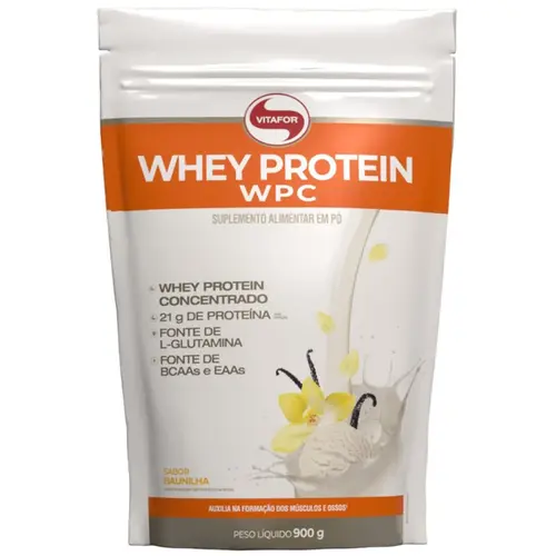 WHEY PROTEIN CONCENTRADO WPC (SC) 900G - VITAFOR