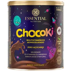 CHOCOKI ACHOCOLATADO MULTIVITAMINICO ZERO AÇÚCARES (LT) 300G - ESSENTIAL
