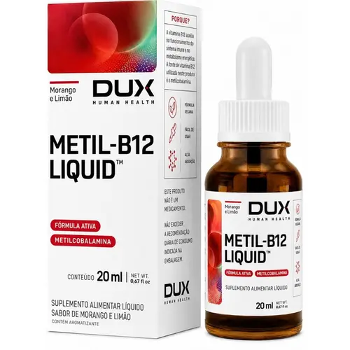 VITAMINA B12 METILCOBALAMINA (FR) 20ML GOTAS - DUX NUTRITION