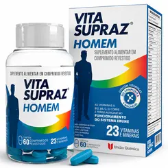 VITA SUPRAZ HOMEM MULTIVITAMINICO 60COMP - UNIAO QUIMICA