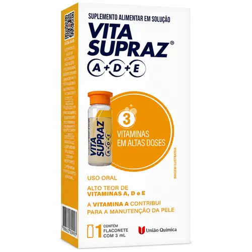 VITA SUPRAZ A + D + E FLACONETE 3ML - UNIAO QUIMICA