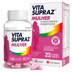 VITA SUPRAZ MULHER MULTIVITAMINICO (PT) 60COMP - UNIAO QUIMICA